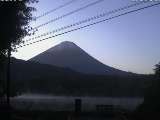 西湖からの富士山
