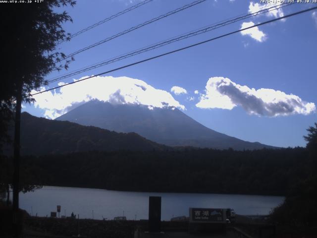 西湖からの富士山