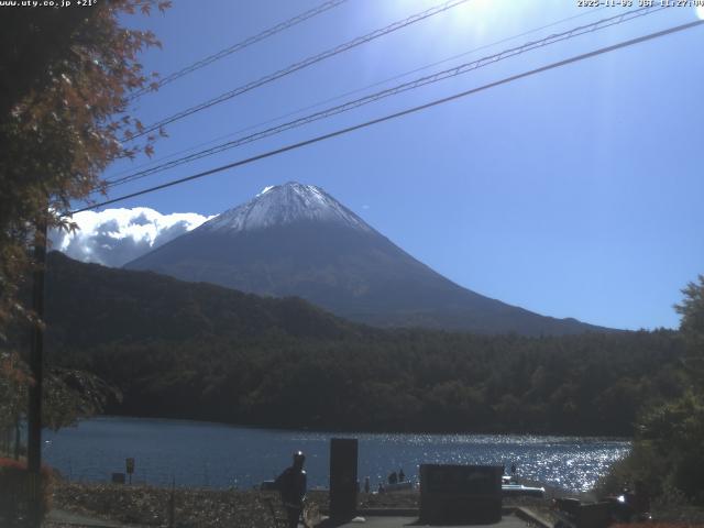 西湖からの富士山