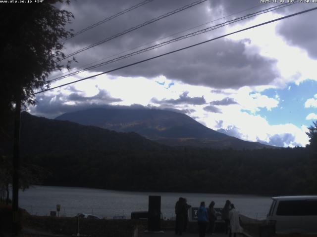 西湖からの富士山