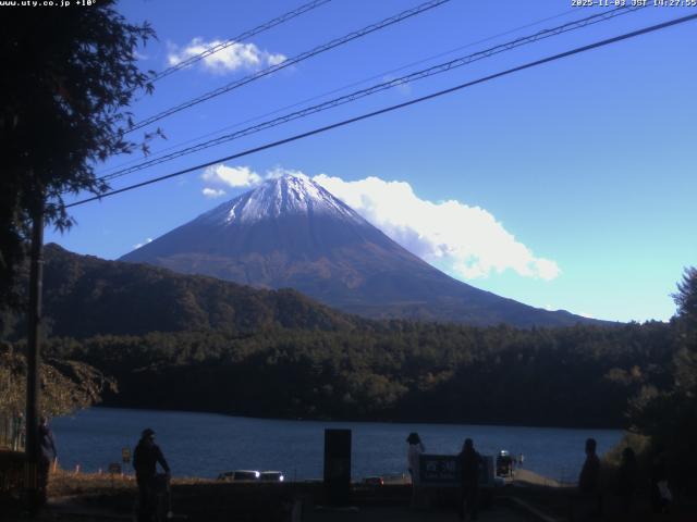 西湖からの富士山