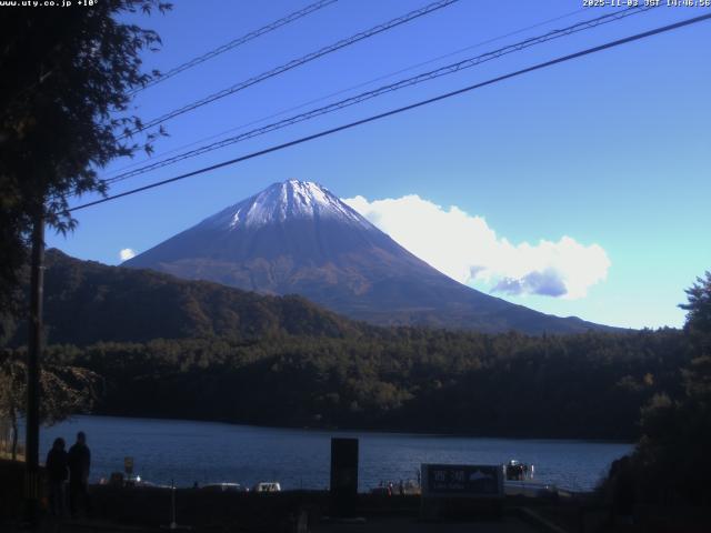 西湖からの富士山