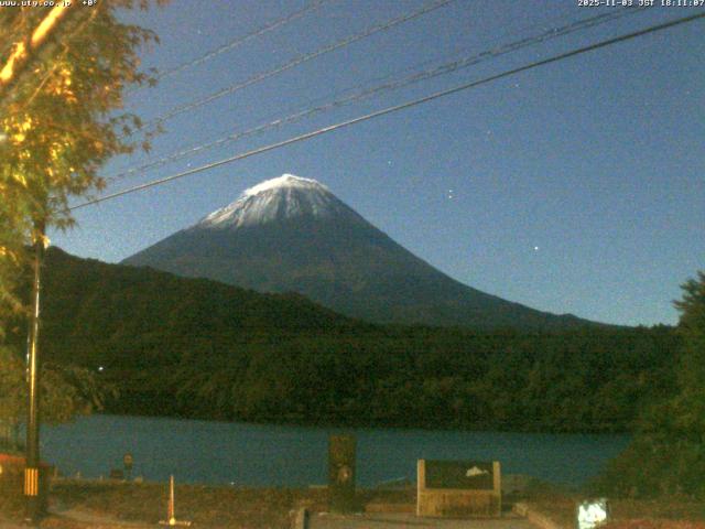 西湖からの富士山