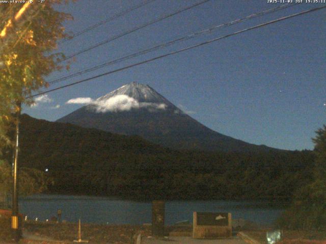 西湖からの富士山