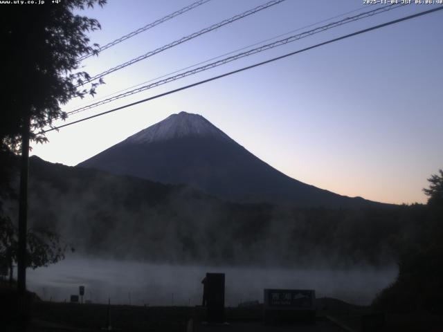 西湖からの富士山