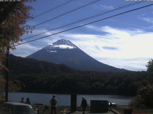 西湖からの富士山