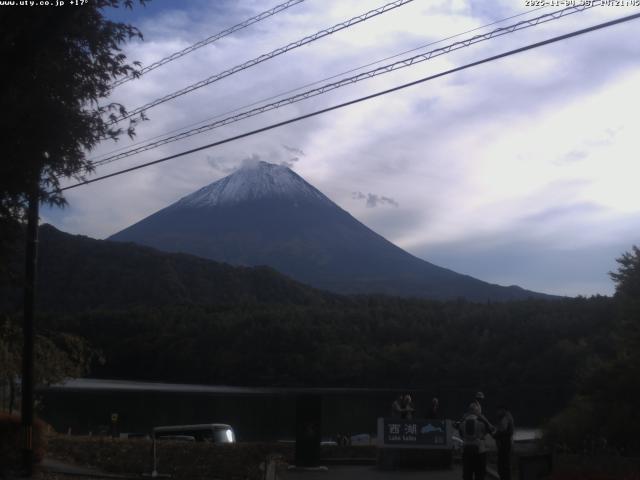 西湖からの富士山