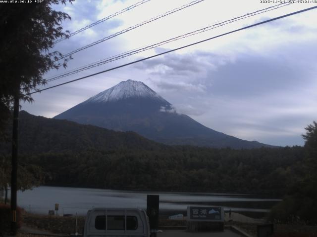 西湖からの富士山