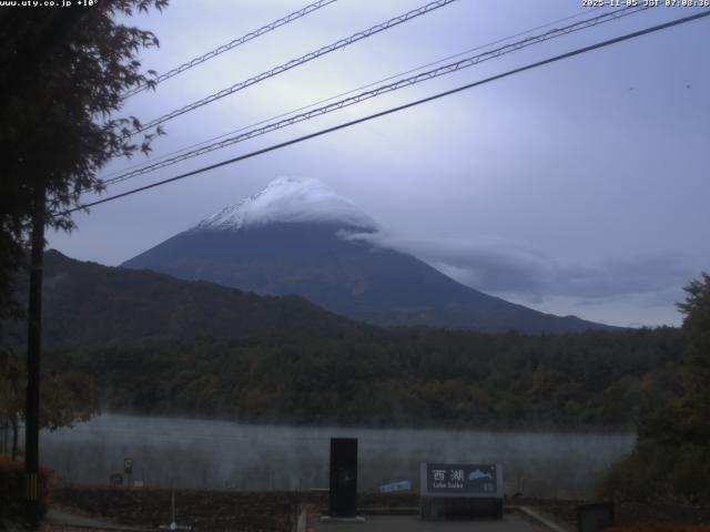 西湖からの富士山