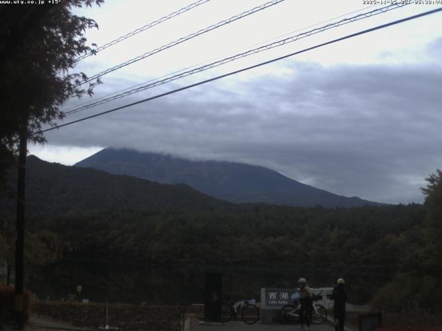 西湖からの富士山