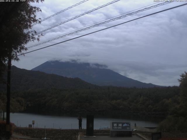 西湖からの富士山