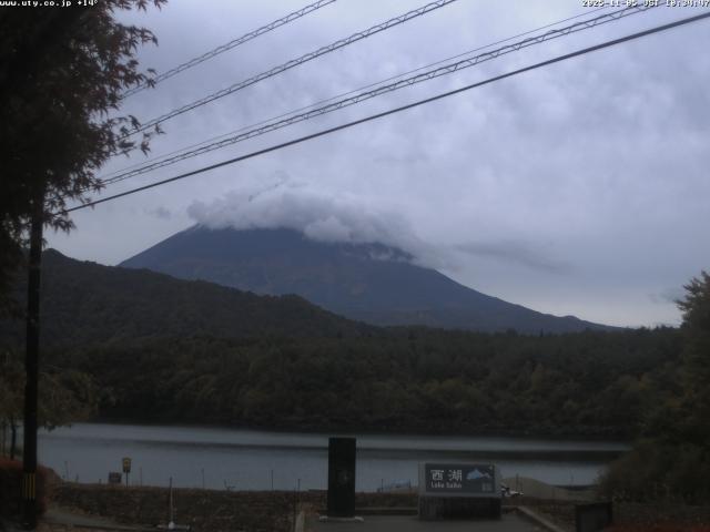 西湖からの富士山