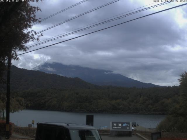 西湖からの富士山
