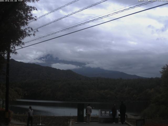 西湖からの富士山