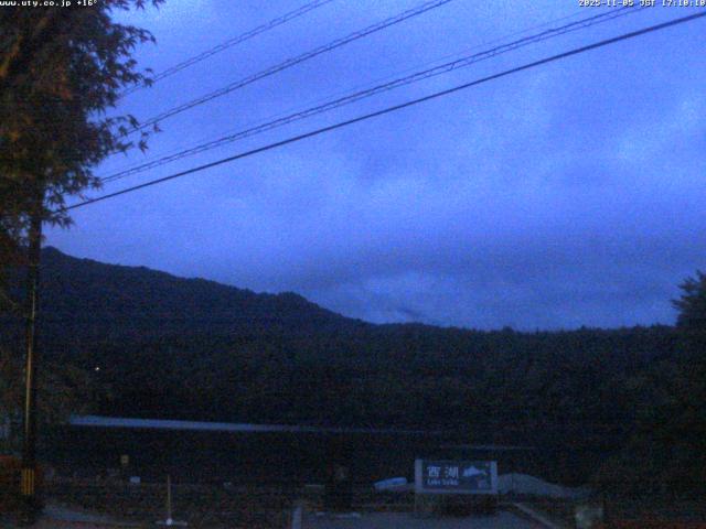 西湖からの富士山