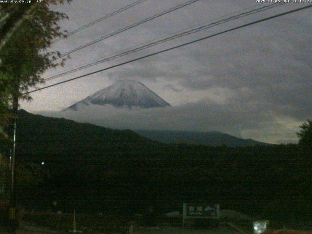 西湖からの富士山