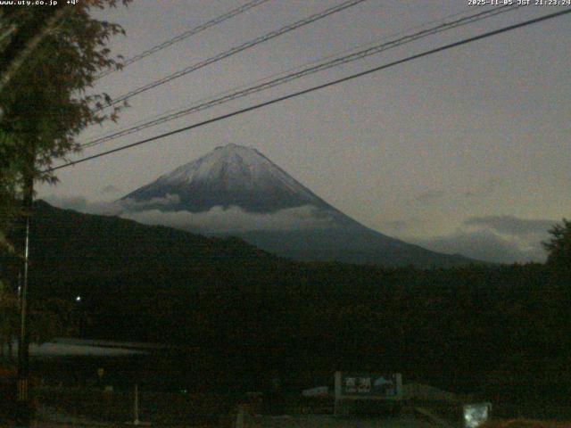 西湖からの富士山