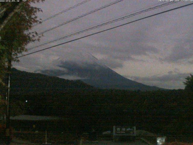 西湖からの富士山