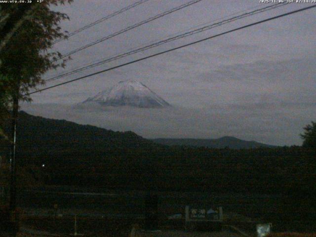西湖からの富士山