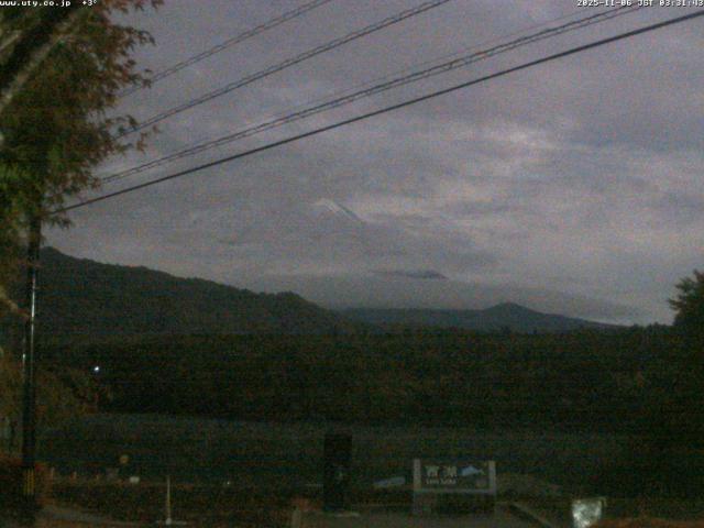 西湖からの富士山