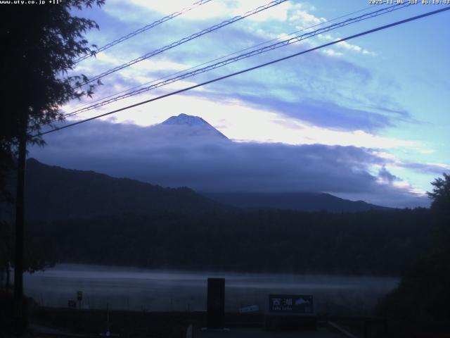 西湖からの富士山