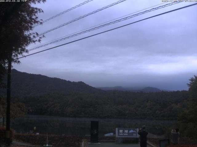 西湖からの富士山