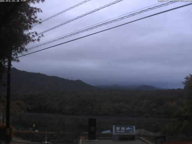 西湖からの富士山