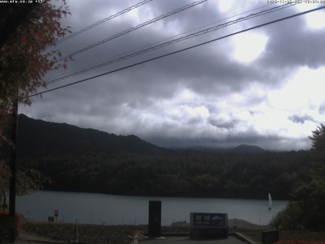 西湖からの富士山