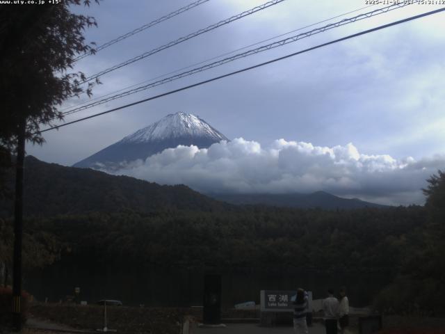 西湖からの富士山