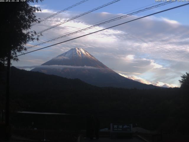 西湖からの富士山