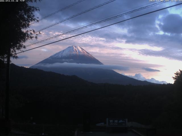 西湖からの富士山