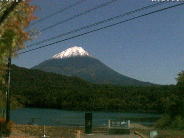 西湖からの富士山