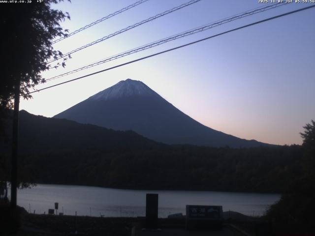 西湖からの富士山