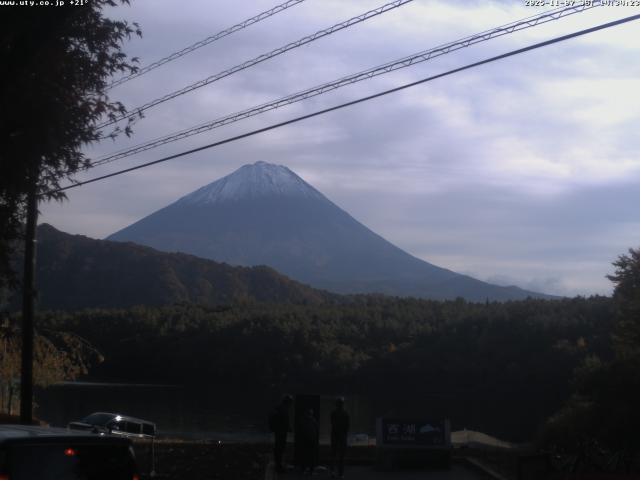 西湖からの富士山