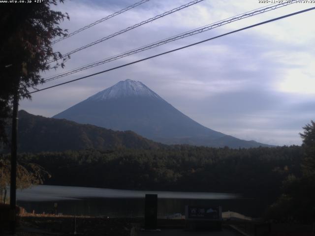 西湖からの富士山