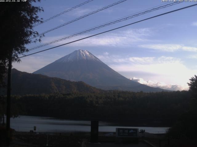 西湖からの富士山