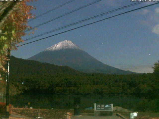 西湖からの富士山