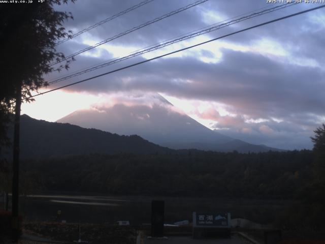 西湖からの富士山