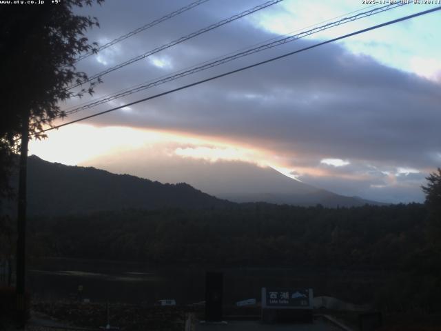 西湖からの富士山