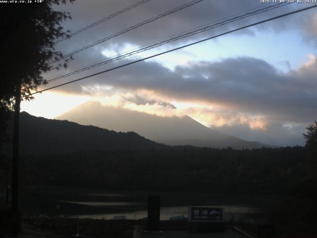 西湖からの富士山