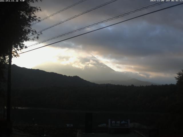 西湖からの富士山