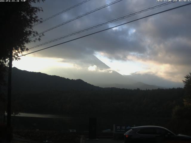 西湖からの富士山