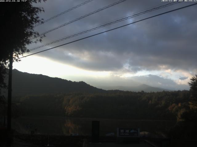 西湖からの富士山