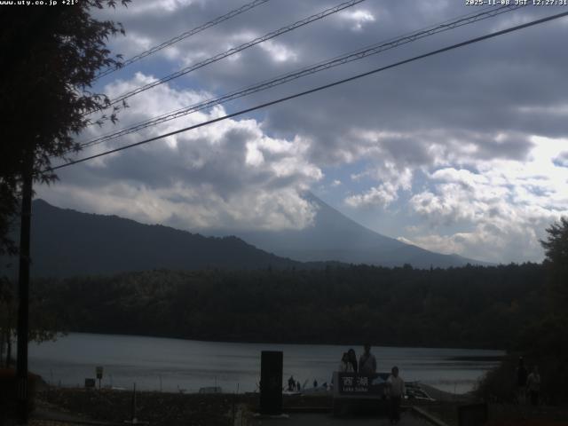 西湖からの富士山