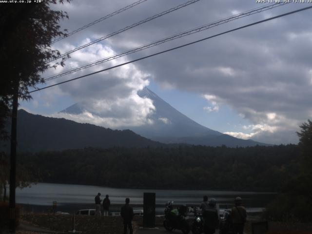 西湖からの富士山