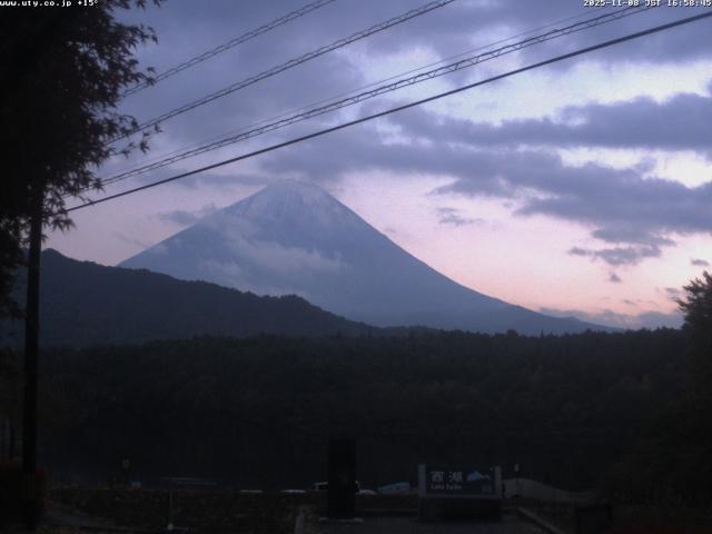 西湖からの富士山