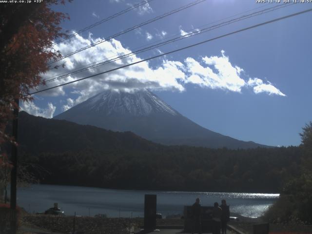 西湖からの富士山
