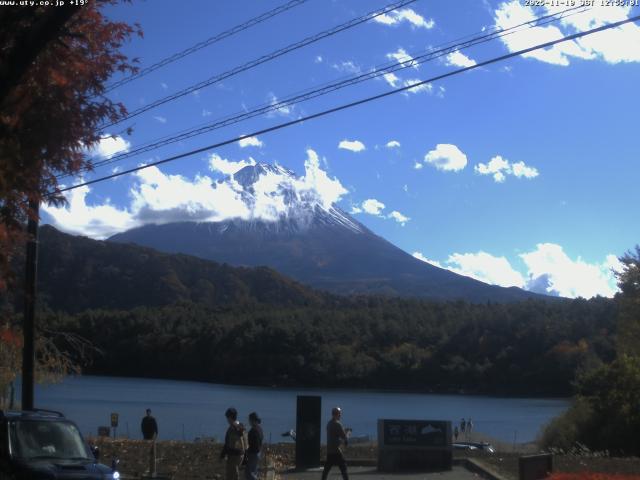 西湖からの富士山