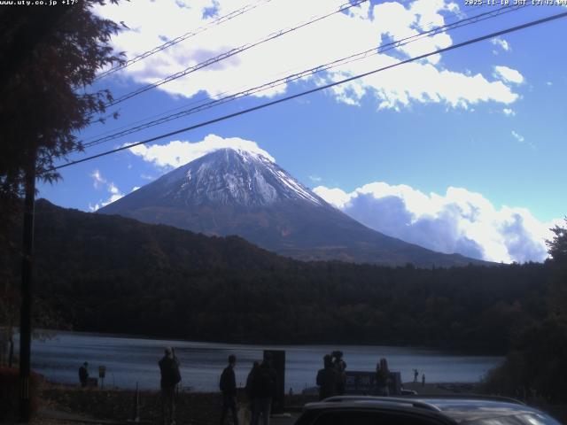 西湖からの富士山