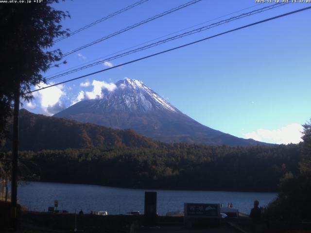 西湖からの富士山